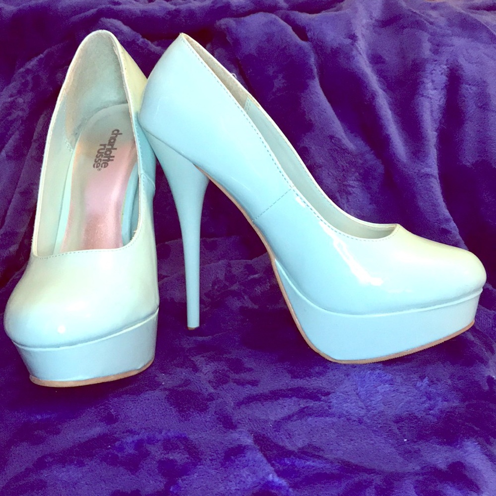 Mint Green Platform Heel